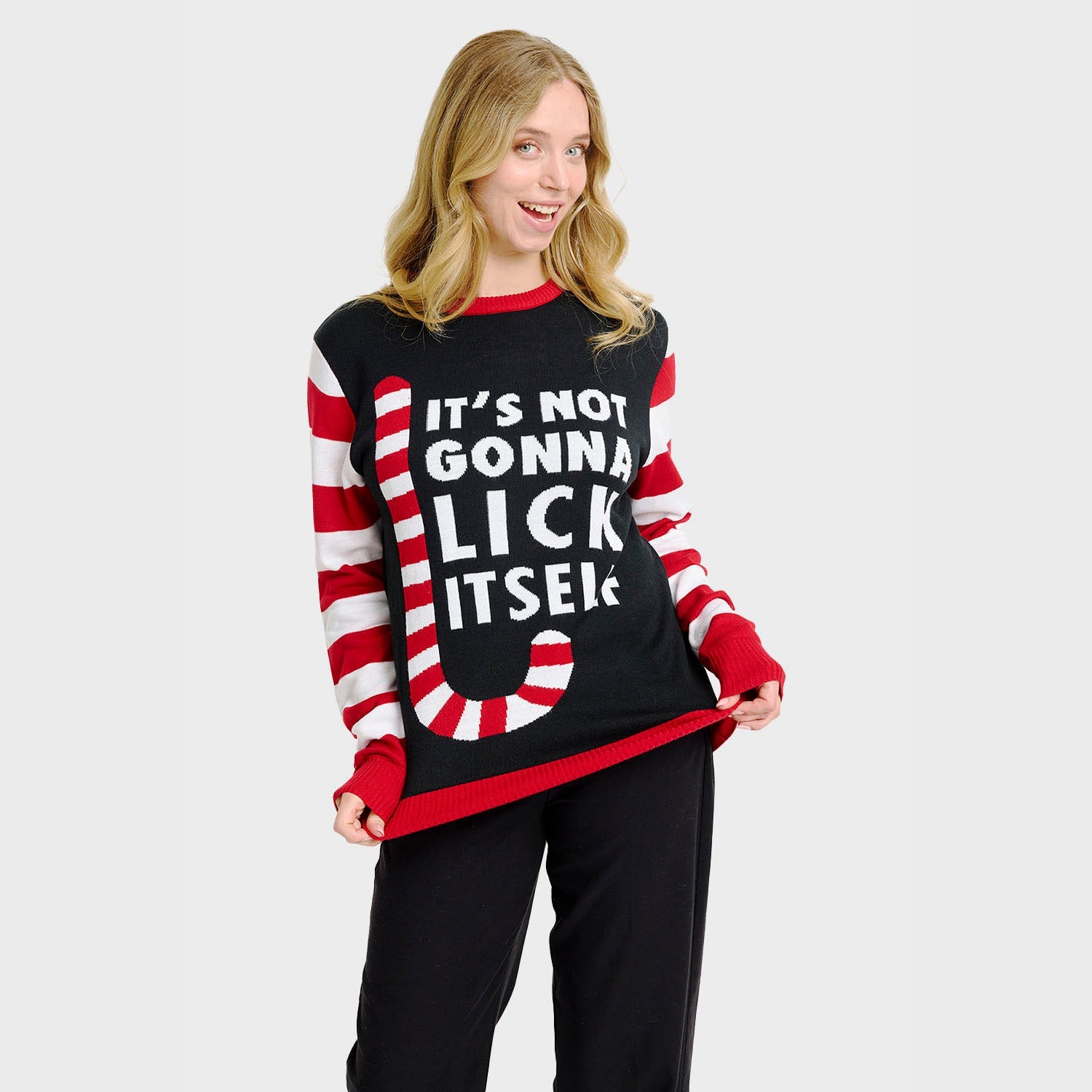 Candy Cane Christmas Sweater β Women